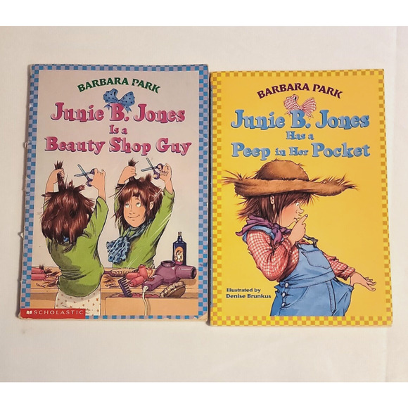 Lot of 2 Junie B. Jones Paperback Books - Acceptable Condition - # 1 & # 11 - Picture 1 of 6